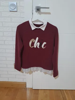 Sudadera Mayoral con cuello y encaje, T/16 162cm