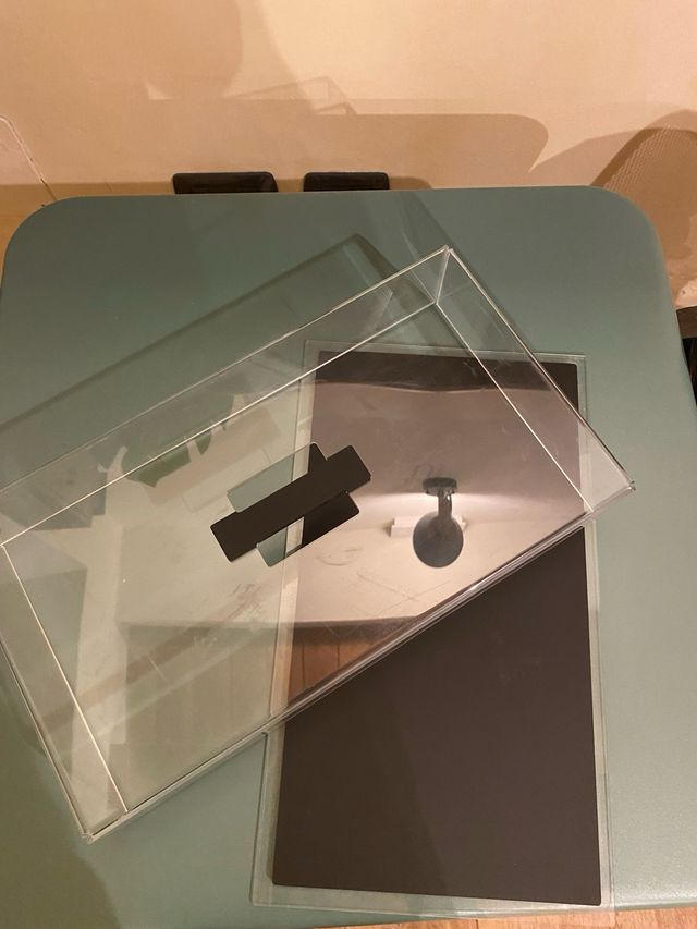 Tortiera in vetro e plastica 40x24cm