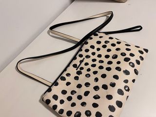 Bolso bandolera/cartera de mano bicolor