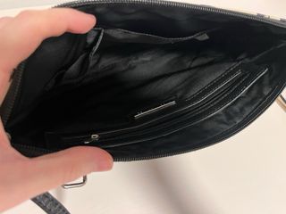 Bolso bandolera/cartera de mano bicolor