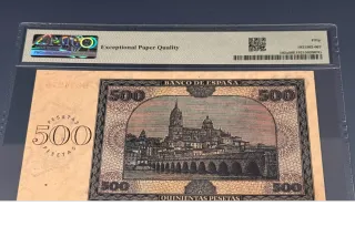 Billete 500 Pesetas España 1936 Burgos PMG 50