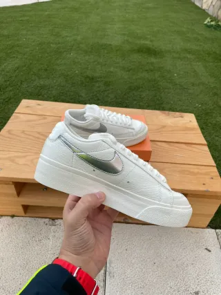 Nike Blazer Plataforma Blancas Talla 38