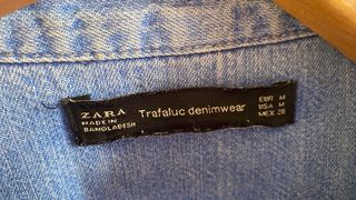 Camisa vaquera de Zara