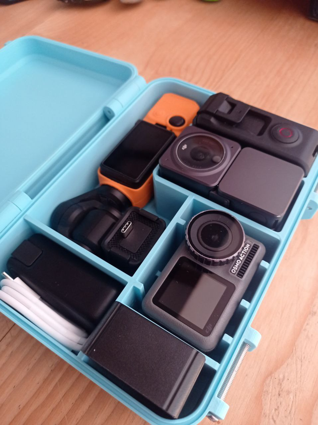 Scatola portaoggetti per fotocamere DJI Action e Pocket