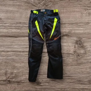 Pantalón Moto Mujer Riding Tribe Negro/Amarillo
