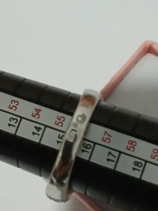 Anel Prata 925 Pedra Azul