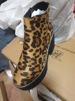 Botín Mujer Estampado Animal