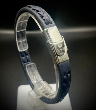 Pulsera Marea Hombre Azul y Plata