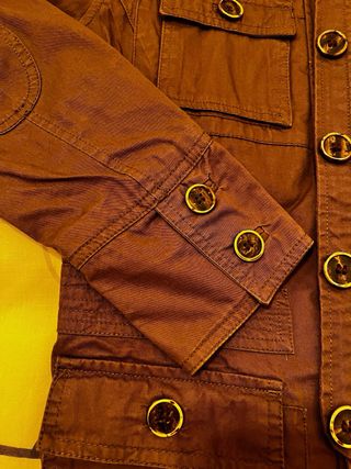 chaqueta abotonada de entretiempo para mujer