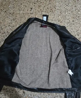 Giubbotto pelle David Newman 1968 nero