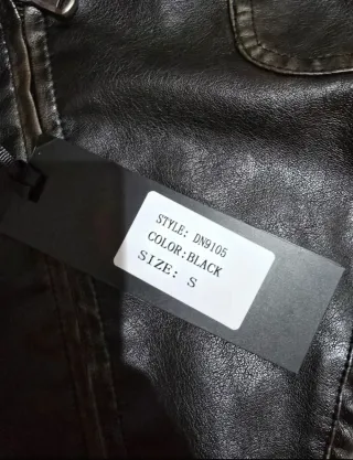 Giubbotto pelle David Newman 1968 nero