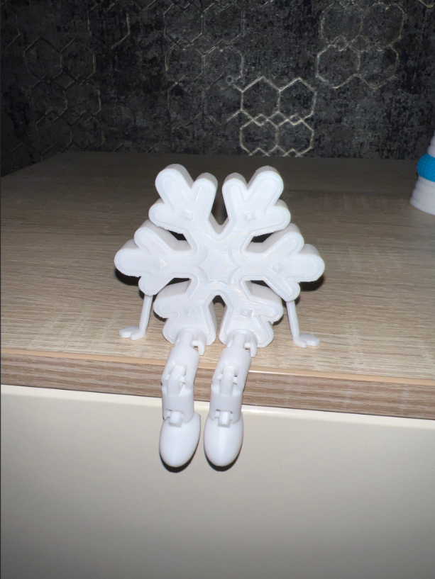 Figura Copo de Nieve Decorativo