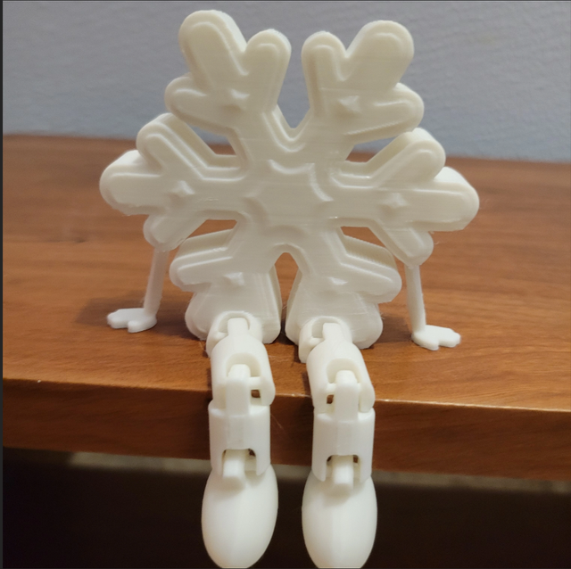 Figura Copo de Nieve Decorativo