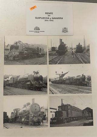 Lote 34 Postales Renfe Guipúzcoa Navarra Irún