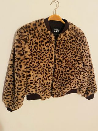 Chaqueta Zara leopardo niña