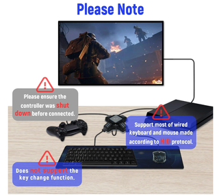 Adaptador KX conexión teclado y ratón a consolas