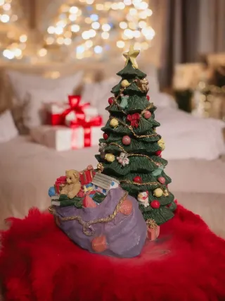 Alberello di Natale decorato