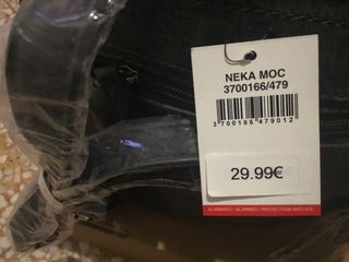 Mochila Misako gris con cierre botón