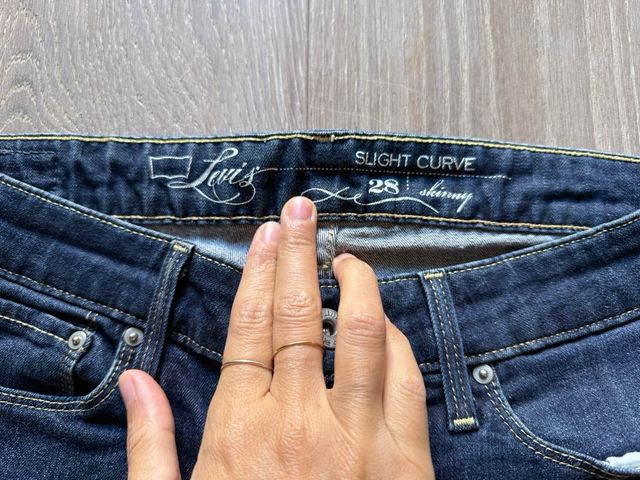 Vaqueros Levi's Skinny Slight Curve Azul Oscuro