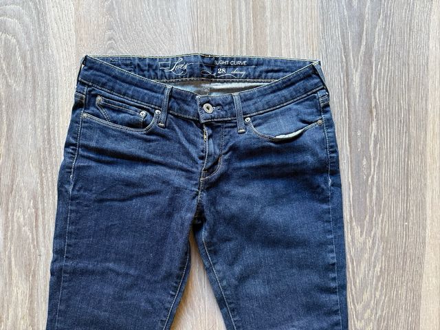 Vaqueros Levi's Skinny Slight Curve Azul Oscuro