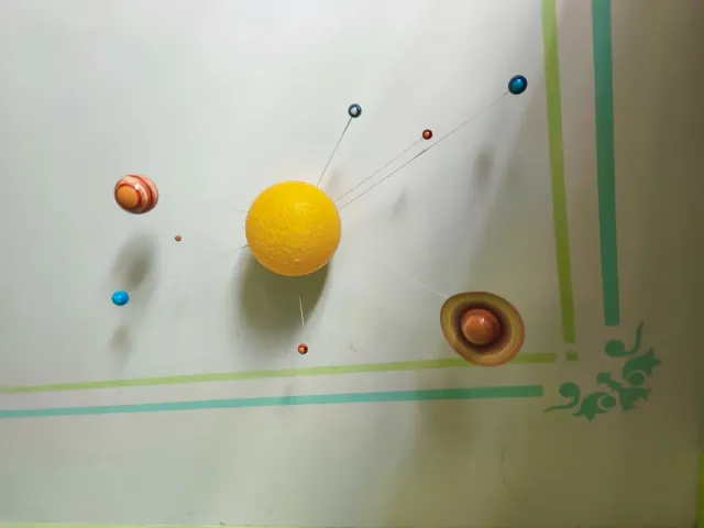 Sistema Solar Maqueta Techo.