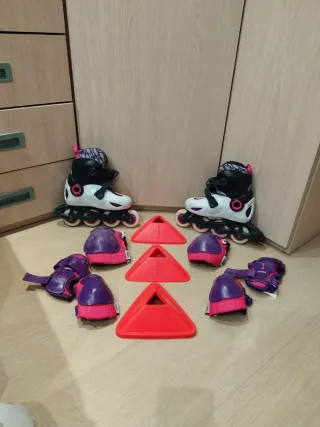 Kit Patinaje Infantil: Patines y Protecciones