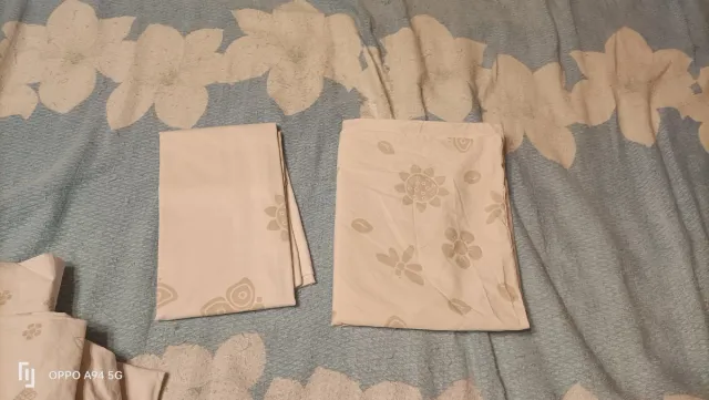 Set Lenzuola Thun Elegance Beige/Bianco