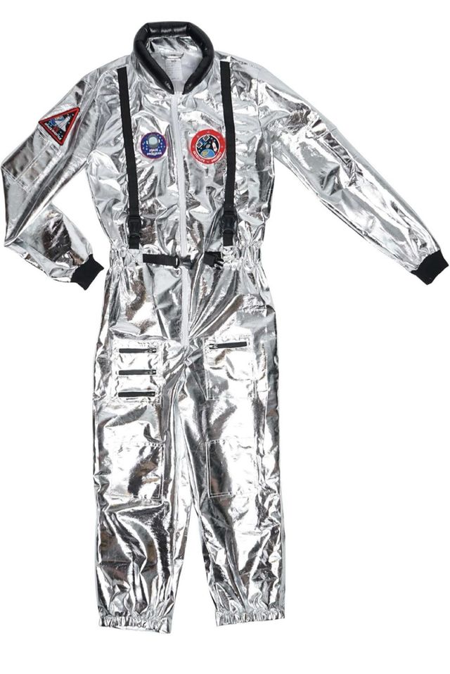 Disfraz Astronauta Plateado Hombre Talla Única