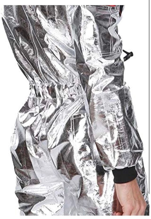 Disfraz Astronauta Plateado Hombre Talla Única