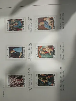 álbum coleccionista sellos navidad américa