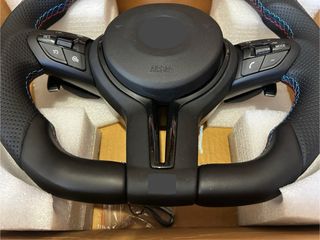 Volante BMW cuero allblack costura M