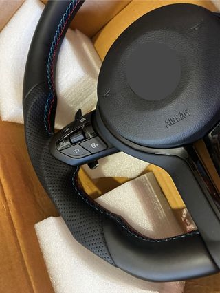 Volante BMW cuero allblack costura M