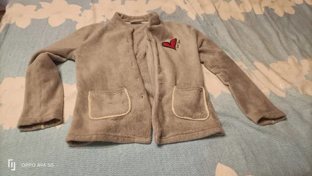 Giacca Sweet Years in pile con cuore