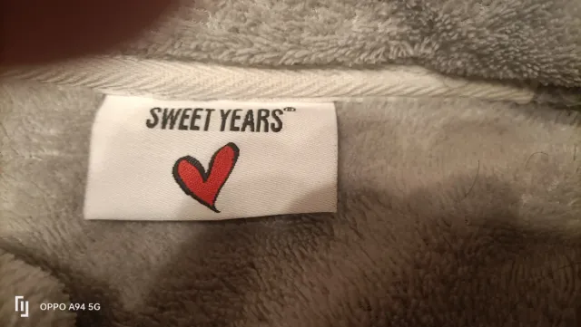 Giacca Sweet Years in pile con cuore