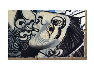 Picasso Il Bacio Stampa su pannello MDF cm. 30x45