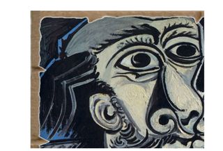 Picasso Il Bacio Stampa su pannello MDF cm. 30x45