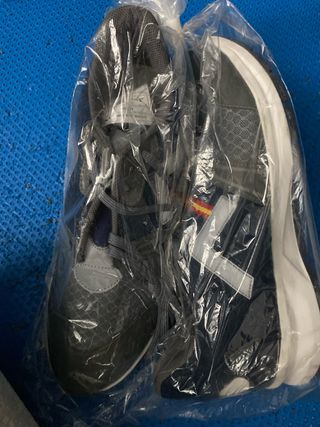 Zapatos Deportivos Azul y Gris