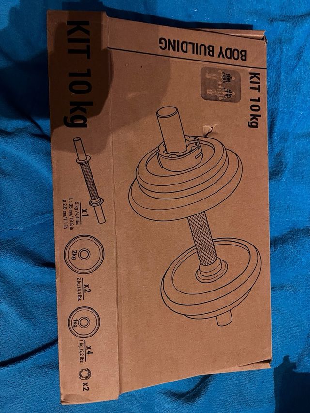 Set manubri palestra 20kg