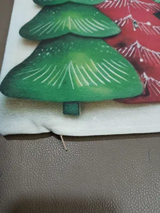 Fodera per cuscino con alberi di Natale