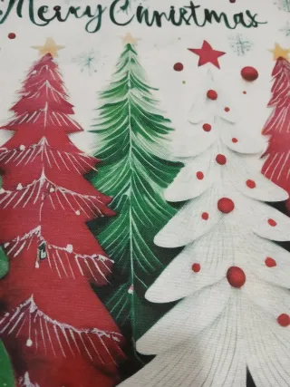 Fodera per cuscino con alberi di Natale