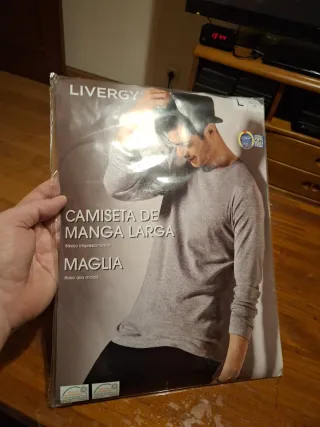 Camiseta LIVERGY Manga Larga Talla L