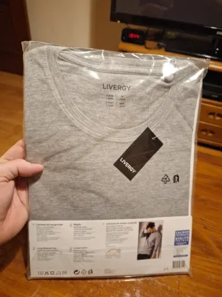 Camiseta LIVERGY Manga Larga Talla L