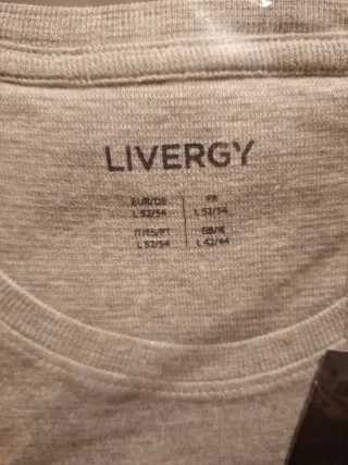 Camiseta LIVERGY Manga Larga Talla L