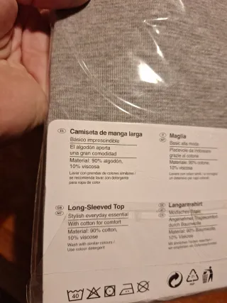 Camiseta LIVERGY Manga Larga Talla L