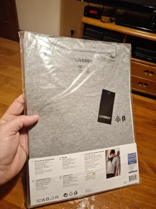 Camiseta LIVERGY Manga Larga Talla L