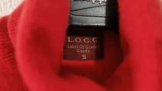 Jersey cuello alto rojo TALLA S-M