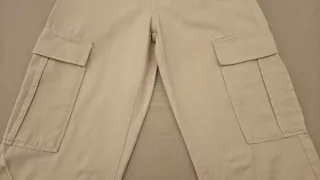 Pantaloni cargo Stradivarius beige donna taglia 40