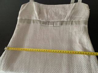 Vestido vintage Carolina Herrera beige