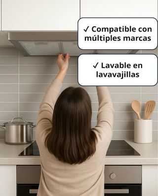 3 Filtros Campana Extractora Fagor Elica 265x305mm