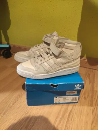 Adidas Forum Mid W Beige/Blanco Talla 40